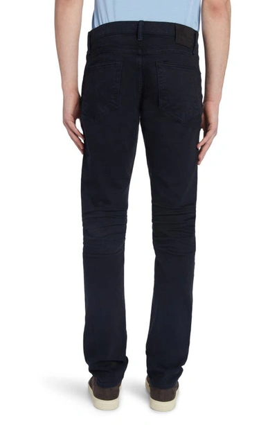 Tom Ford Stay Press Slim Fit Jeans In Navy