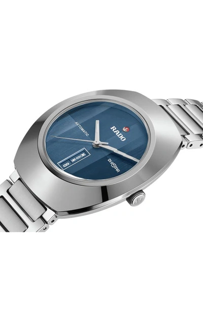 Rado Diastar Original Automatic Bracelet Watch, 38mm In Blue