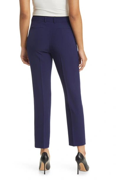 Shop Anne Klein Tapered Leg Pants In Distant Mountain