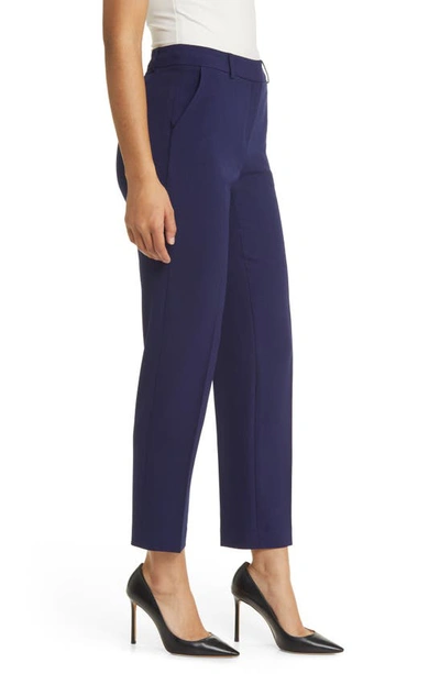 Shop Anne Klein Tapered Leg Pants In Distant Mountain