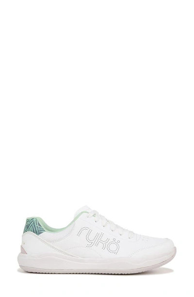 Shop Ryka Courtside Pickleball Sneaker In White/ Green
