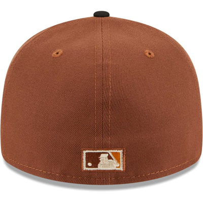 Shop New Era Brown Chicago White Sox Tiramisu Low Profile 59fifty Fitted Hat