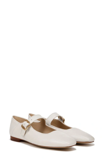 Shop Sam Edelman Michaela Mary Jane Flat In Bright White