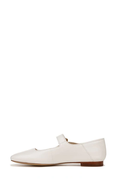 Sam Edelman Michaela Mary Jane Flat Modern Ivory In Bright White