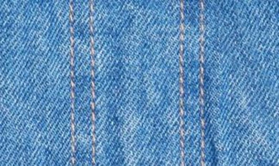 Shop Dion Lee Tool Belt Low Rise Denim Miniskirt In American Blue/ Washed Blue