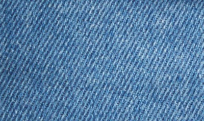 Shop Dion Lee Workwear Denim Corset In American Blue/ Washed Blue