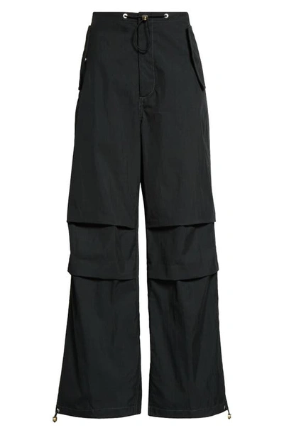 Dion Lee Toggle Parachute Panels In Black