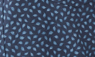 Rodd & Gunn Cove Road Leaf Print Button-up Shirt In Ink