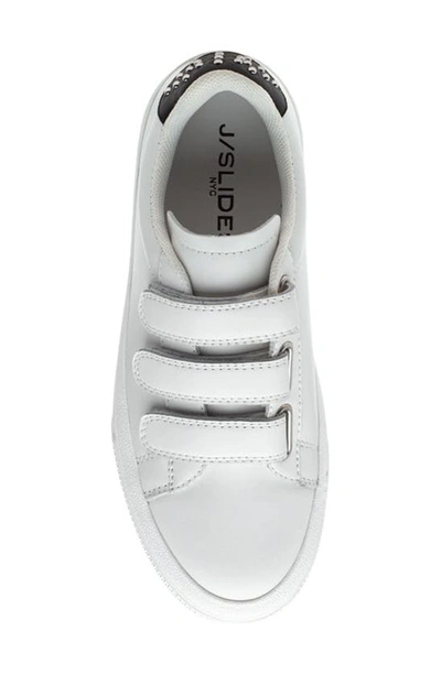 Shop J/slides Nyc Gennie Studded Platform Sneaker In White