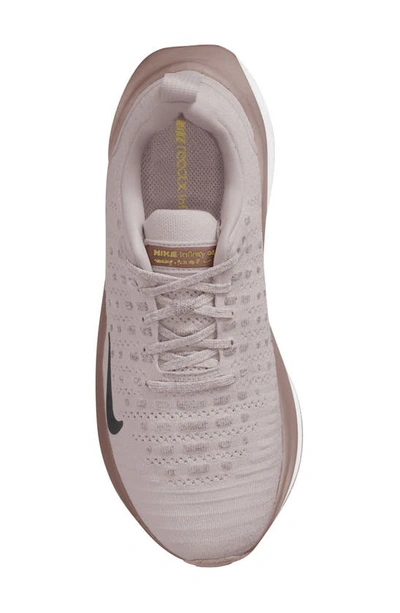 Shop Nike Infinityrn 4 Running Shoe In Platinum Violet/ Black/ Mauve