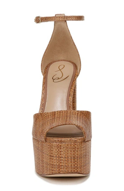 Shop Sam Edelman Kori Platform Sandal In Cuoio
