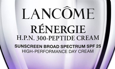 Shop Lancôme Rénergie H.p.n. 300-peptide Cream Spf 25, 2.5 oz