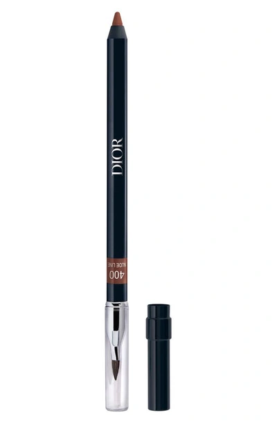 Shop Dior Rouge  Contour Lip Liner In 400 Nude Line