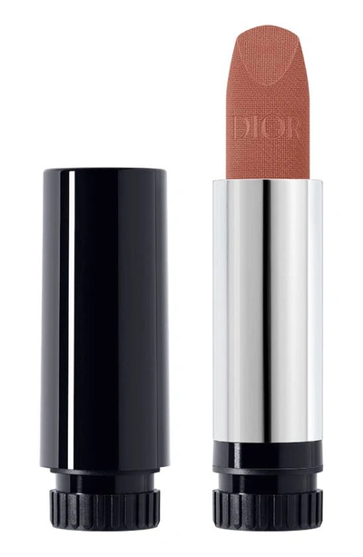 Shop Dior Rouge  Refillable Lipstick In 300 Nude Style/velvet