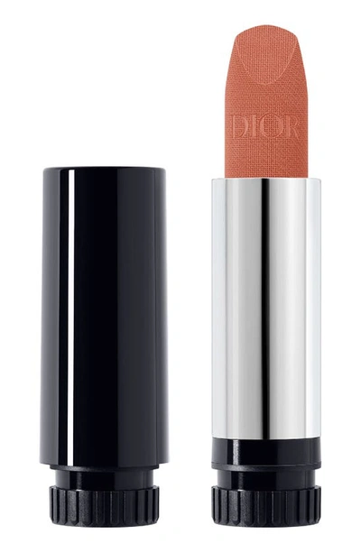 Shop Dior Rouge  Refillable Lipstick In 772 Rosewood/velvet