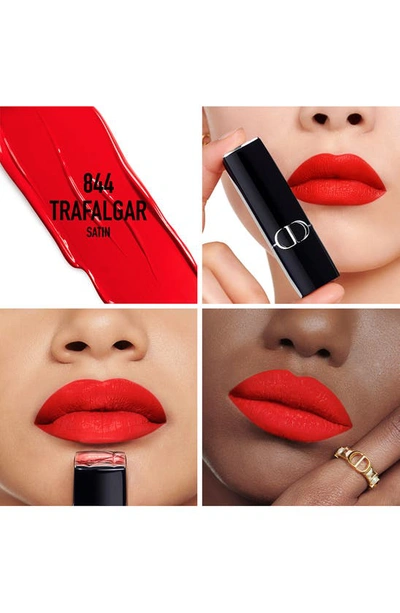 Shop Dior Rouge  Refillable Lipstick In 844 Trafalgar/satin