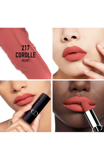 Dior Velvet Lipstick In 217 Corolle/velvet