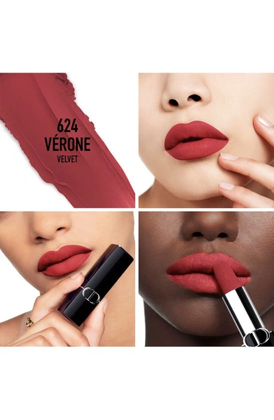 Dior Velvet Lipstick In 624 Verone/velvet