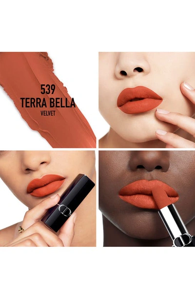 Dior Rouge  Refillable Lipstick In 539 Terra Bella/velvet