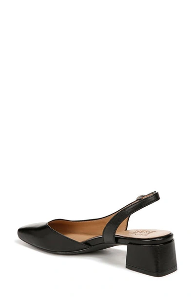 Naturalizer Jayla Slingback Pumps In Black Leather