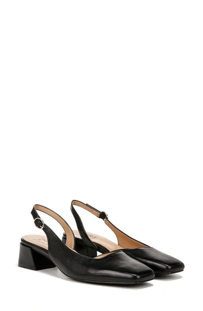 Naturalizer Jayla Slingback Pumps In Black Leather