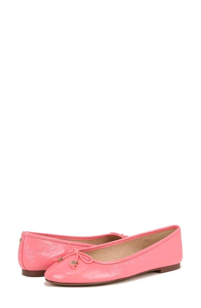 Shop Sam Edelman Felicia Luxe Flat In Pink Lotus