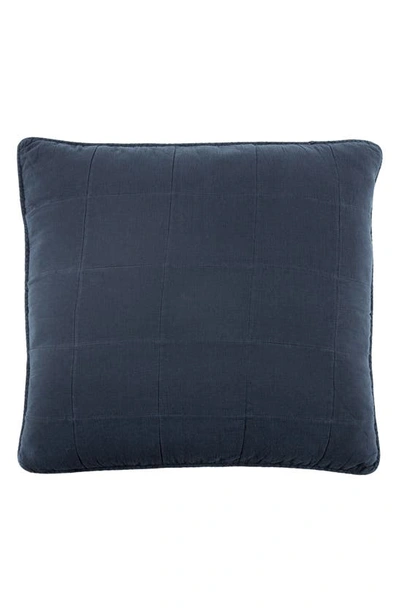 Shop Pom Pom At Home Antwerp Large Euro Sham In Navy