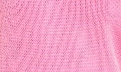 Shop English Factory Zip Mock Neck Cap Sleeve Sweater In Pink