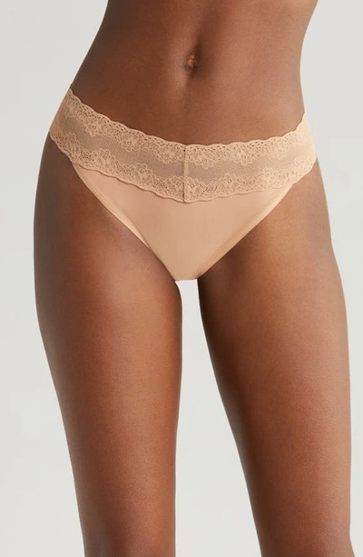 Shop Natori Bliss Perfection Thong In Glaze