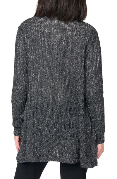 Shop Gibsonlook Shawl Collar Cardigan In Black