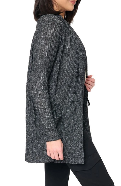 Shop Gibsonlook Shawl Collar Cardigan In Black