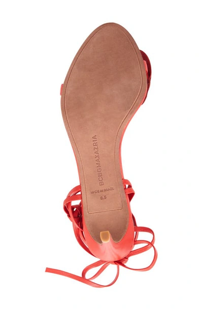 Shop Bcbgmaxazria Tannia Ankle Wrap Sandal In Lava
