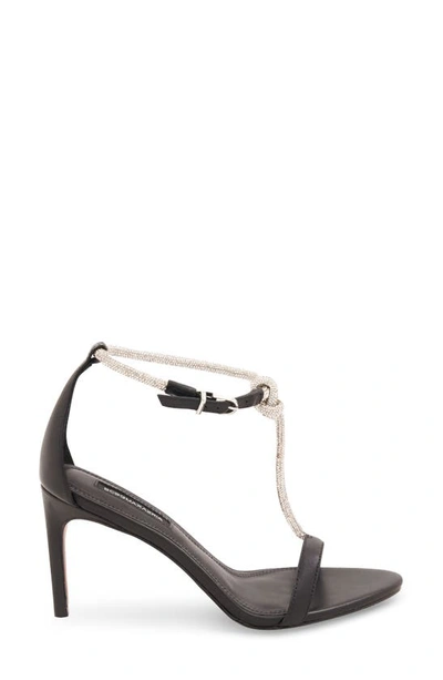 Shop Bcbgmaxazria Trinnia T-strap Sandal In Black