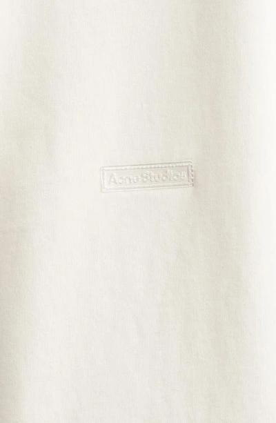 Shop Acne Studios Extorr Logo Back T-shirt In Soft Pink