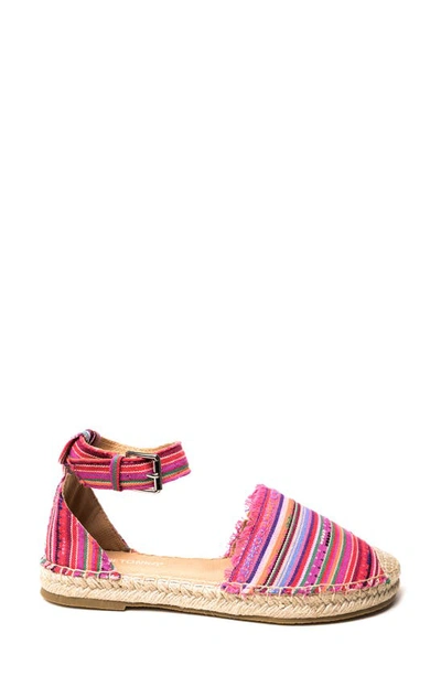 Shop Minnetonka Prima Espadrille Sandal In Pink Geostripe