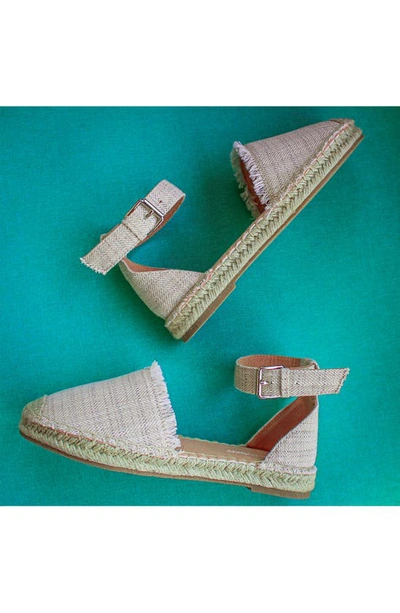 Shop Minnetonka Prima Espadrille Sandal In Tan Herringbone
