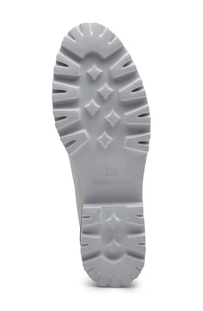 Johnston & Murphy Emmalynn Lug Sole Bit Loafer In White Calfskin