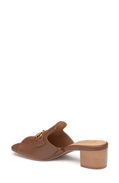 Johnston & Murphy Edith Block Heel Sandal In Cognac Glove
