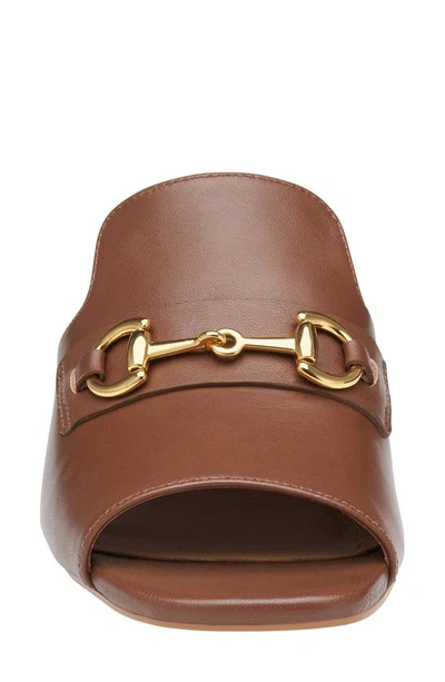 Johnston & Murphy Edith Block Heel Sandal In Cognac Glove
