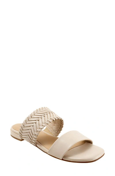 Shop Trotters Nalane Slide Sandal In Ivory