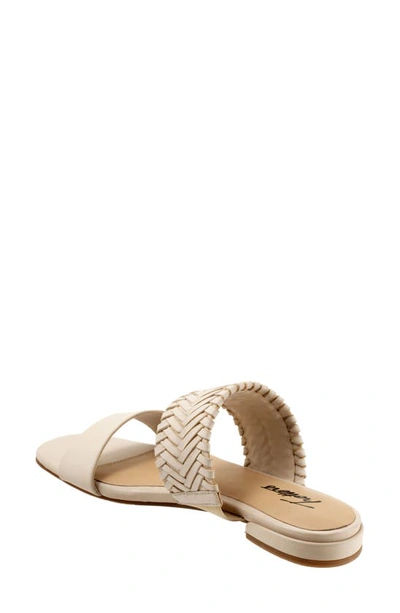 Trotters Nalane Slide Sandal In Ivory