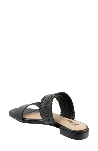 Shop Trotters Nalane Slide Sandal In Black