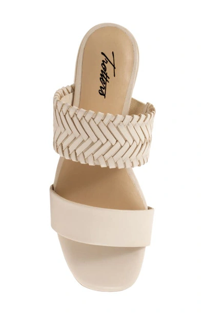 Trotters Nalane Slide Sandal In Ivory