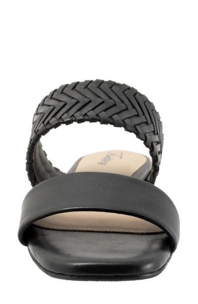 Shop Trotters Nalane Slide Sandal In Black