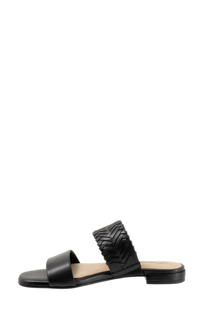 Shop Trotters Nalane Slide Sandal In Black