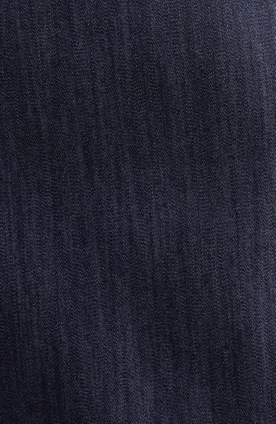 Cinq À Sept Mckenna Twist Front Long Sleeve Denim Minidress In Indigo