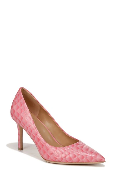 Shop Naturalizer Anna Pointed Toe Pump In Flamingo Pink Leather