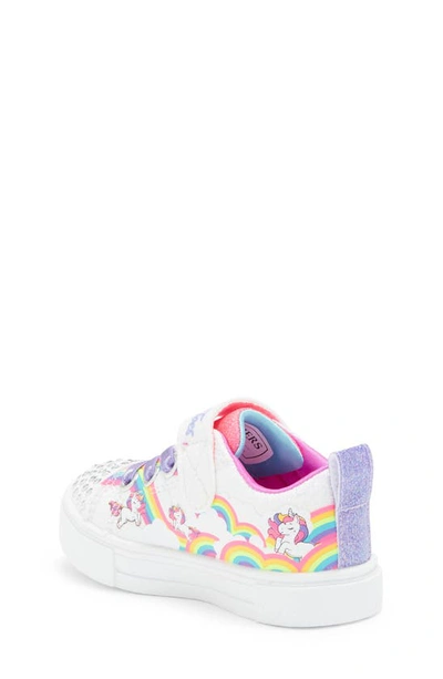 Shop Skechers Twinkle Sparks Light-up Sneaker In White/ Multi