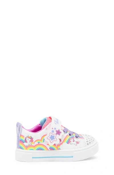 Shop Skechers Twinkle Sparks Light-up Sneaker In White/ Multi