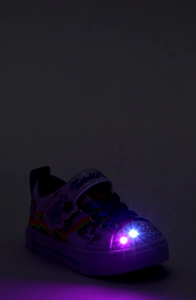 Shop Skechers Twinkle Sparks Light-up Sneaker In White/ Multi